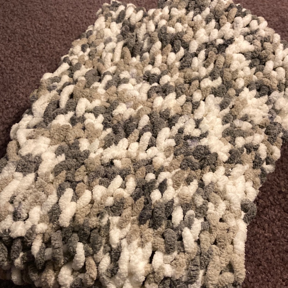 Handmade warm infinity scarf